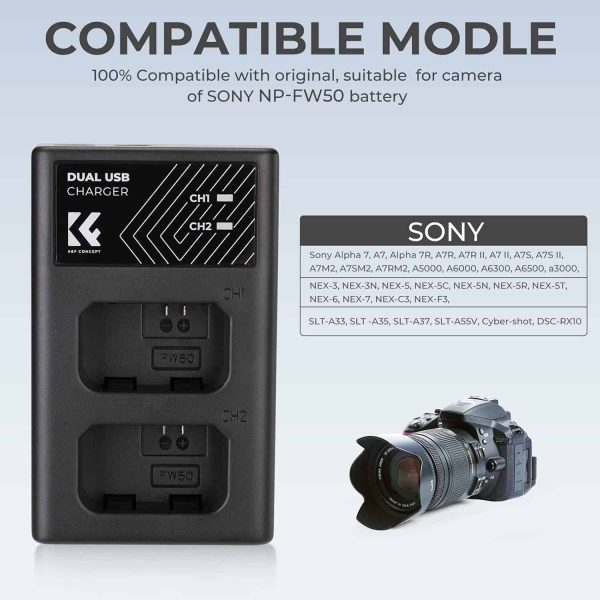 Sony FW50 Dual Battery Charger Price in Pakistan - Billu Photos